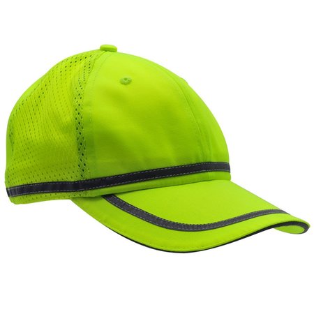 BLACKCANYON OUTFITTERS Safety Mesh Cap w/ Reflective Trim - Lime BCOSFCAPMESH